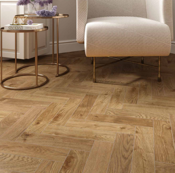Lantai Kayu Parquet yang Elegan